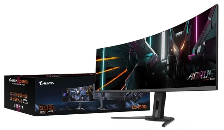 Read more about the article Gigabyte выпускает геймерский 49-дюймовый OLED монитор Aorus CO49DQ с системой ИИ для предотвращения выгорания дисплея